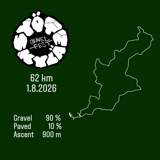 62 km reitti